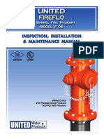 UWP F-06 - Fire - Hydrant - Installation - Operation - Manual PDF