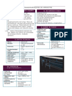 Fichatecnica Transportadora de Arrastre