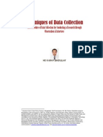 Techniques of Data Collection: The Procedure of Data Collection For Conducting A Research Through Observation & Interview