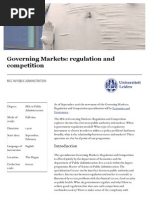 Universiteit Leiden Master Governing Markets Regulation and Competition en 20150812