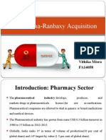 Sun's Acquisition of Ranbaxy Pharma