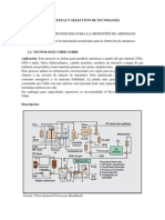 Propuestas y Seleccion de Tecnologia Amoniaco