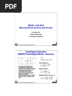  Small Signal Model MOSFET