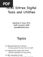 Entrez Digital Tools and Utilities