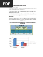 Ejercicios de Elaboracion de Tablas