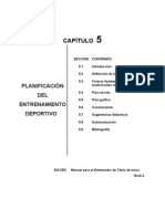 Planificacion de EntrenamientoCAPITULO - 5