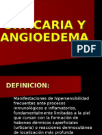 Urticaria y Angioedema