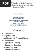 Cognitive Radio Introduction