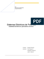 Estabilidad Transitoria en Generadores Síncronos