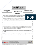 e-Prac-CAT # 01 - Test