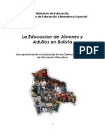 La Educacion de Adultos en Bolivia PDF