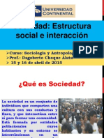 Sociedad Estructura Social e Interacción Social PDF