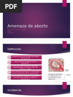 Amenza de Aborto