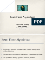 1 3 BruteForceAlgorithms