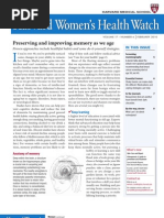 Preserving and Improving Memory As We Age: Proven Approaches Include Healthful Habits and Some Do-It-Yourself Strategies