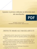 Protezarea in Defectele Mari Ale Maxilarului