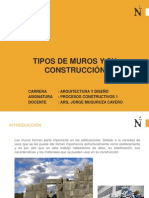 Tipos de Muros PDF