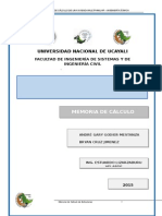 Memoria de Calculo Vivienda - Aporticado