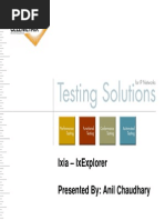 Introduction To Ixia IXExplorer