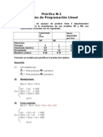 Practica No1metodo Simplex