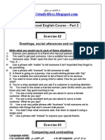 Advanced level part 2 Vocab دورة تعليم اللغة الانجليزية الجزء الثاني - &amp; Structure