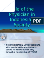 Role of The Physician in Indonesian Society