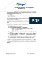 Declaración Informativa de Operaciones Con Terceros en Aspel-COI 5.6