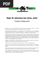 Bukowski, Charles - Deje de Mirarme Las Tetas, Señor