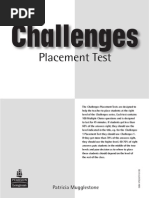 Challenges Placement 