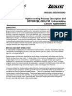 Hydrocracking Process Description and CRITERION / ZEOLYST Hydrocracking Catalyst Applications