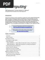 VM Deployment Tuning Guide v1.0