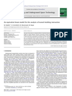 An Equivalent Beam Model For The Analysis of Tunnel-Building Interaction