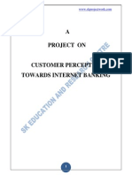 Customer Perception Towards Internet Banking PDF