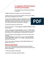 DX-32 Start Up Procedures PDF