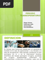 Periodo Transoperatorio