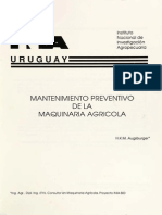 Mantenimiento Preventivo de La Maquinaria Agricola