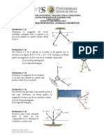 Problemas de Fuerzas y Momentos Primera Unidad 2014-I