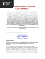 La Caracterización Del Capitalismo