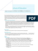 Graduate School of Education PDF