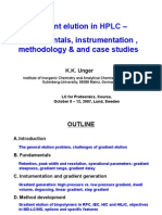 Gradient Elution in HPLC - Fundamentals, Instrumentation