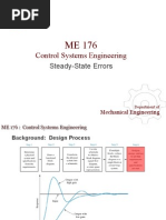 Control Systems Engineering: Steady-State Errors