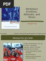 Workplace Emotions, Attitudes, and Stress: Chapter Four