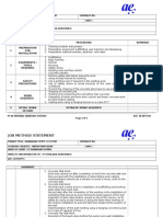 Pump Room Method Statement