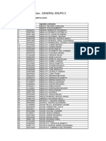 Sorteo IPV Chimbas-Santa Lucía: Padrón Postulantes GENERAL GRUPO 3