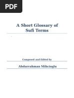 Abdurrahman Mıhcıoğlu - A Short Glossary of Sufi Terms