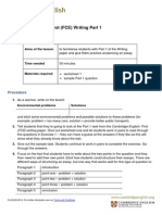 Cambridge English First Fce From 2015 Writing