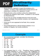 Multi Col Linearity