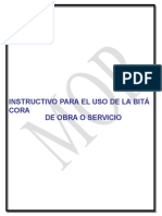 Instructivo Uso de Bitacora