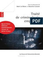 Traité de Criminologie Empirique LeBlanc