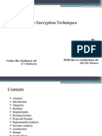 Chaotic Image Encryption Techniques: A Project Seminar On